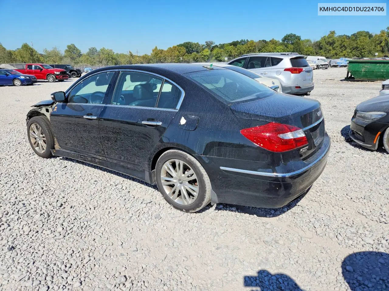 2013 HYUNDAI GENESIS VIN KMHGC4DD1DU224706 — фото 2