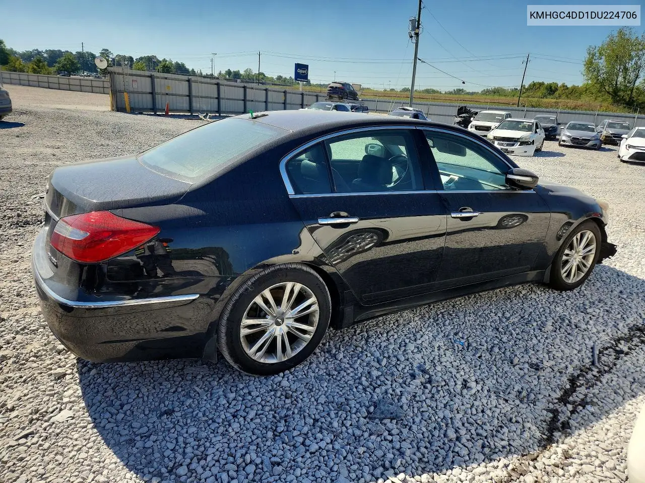 2013 HYUNDAI GENESIS VIN KMHGC4DD1DU224706 — фото 3