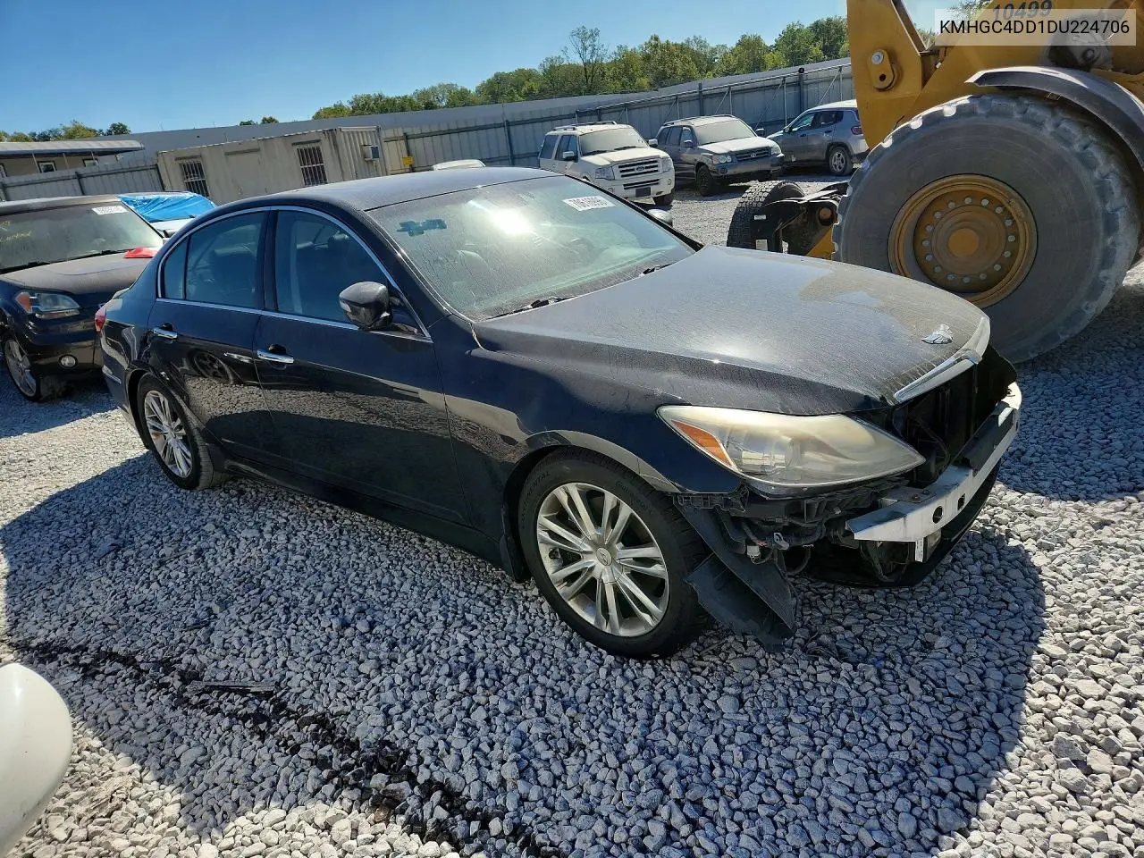 2013 HYUNDAI GENESIS VIN KMHGC4DD1DU224706 — фото 4