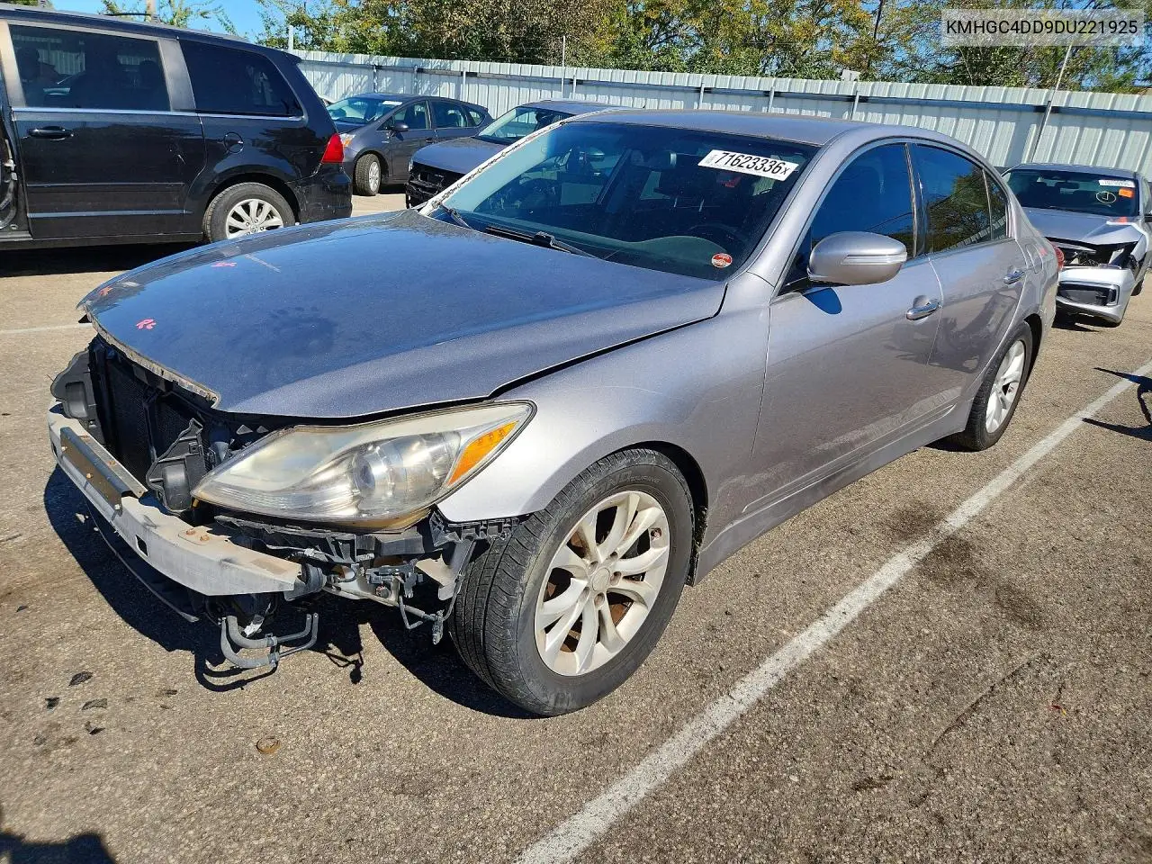 HYUNDAI GENESIS 2013, VIN KMHGC4DD9DU221925