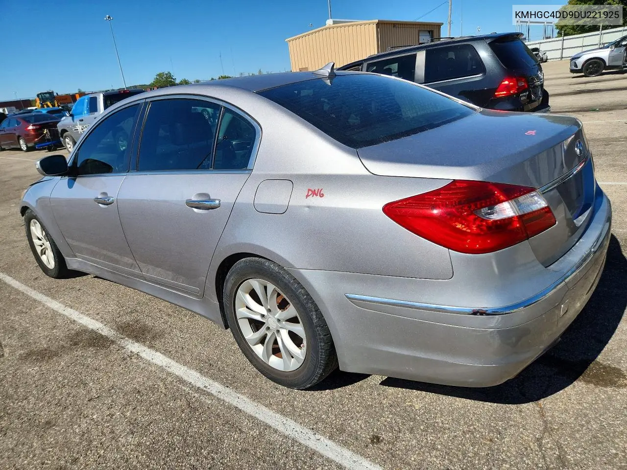 2013 HYUNDAI GENESIS VIN KMHGC4DD9DU221925 — фото 2