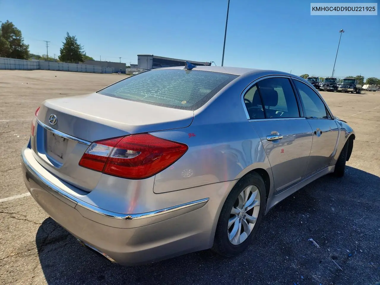 2013 HYUNDAI GENESIS VIN KMHGC4DD9DU221925 — фото 3