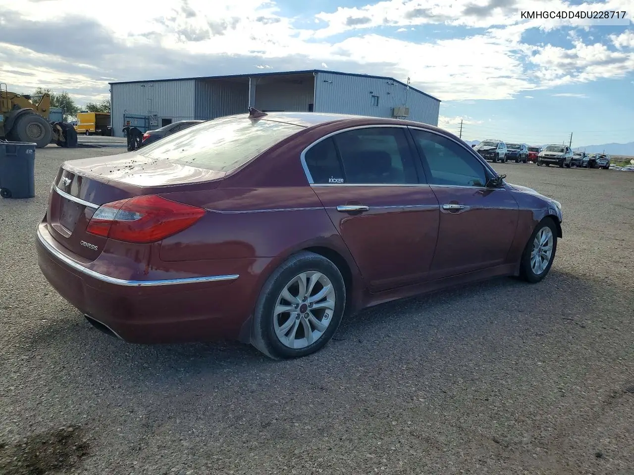 2013 HYUNDAI GENESIS VIN KMHGC4DD4DU228717 — фото 3