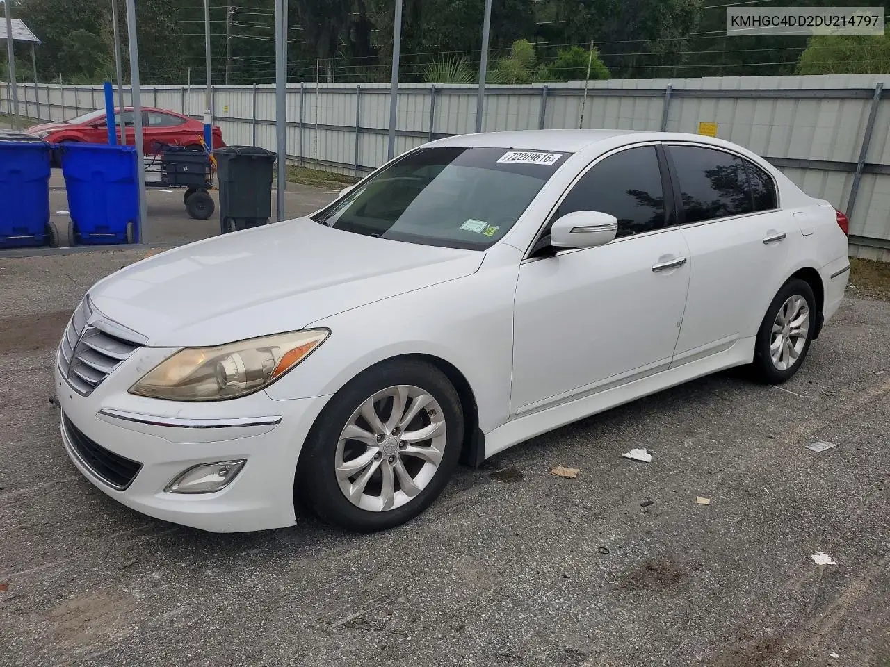 HYUNDAI GENESIS 2013, VIN KMHGC4DD2DU214797