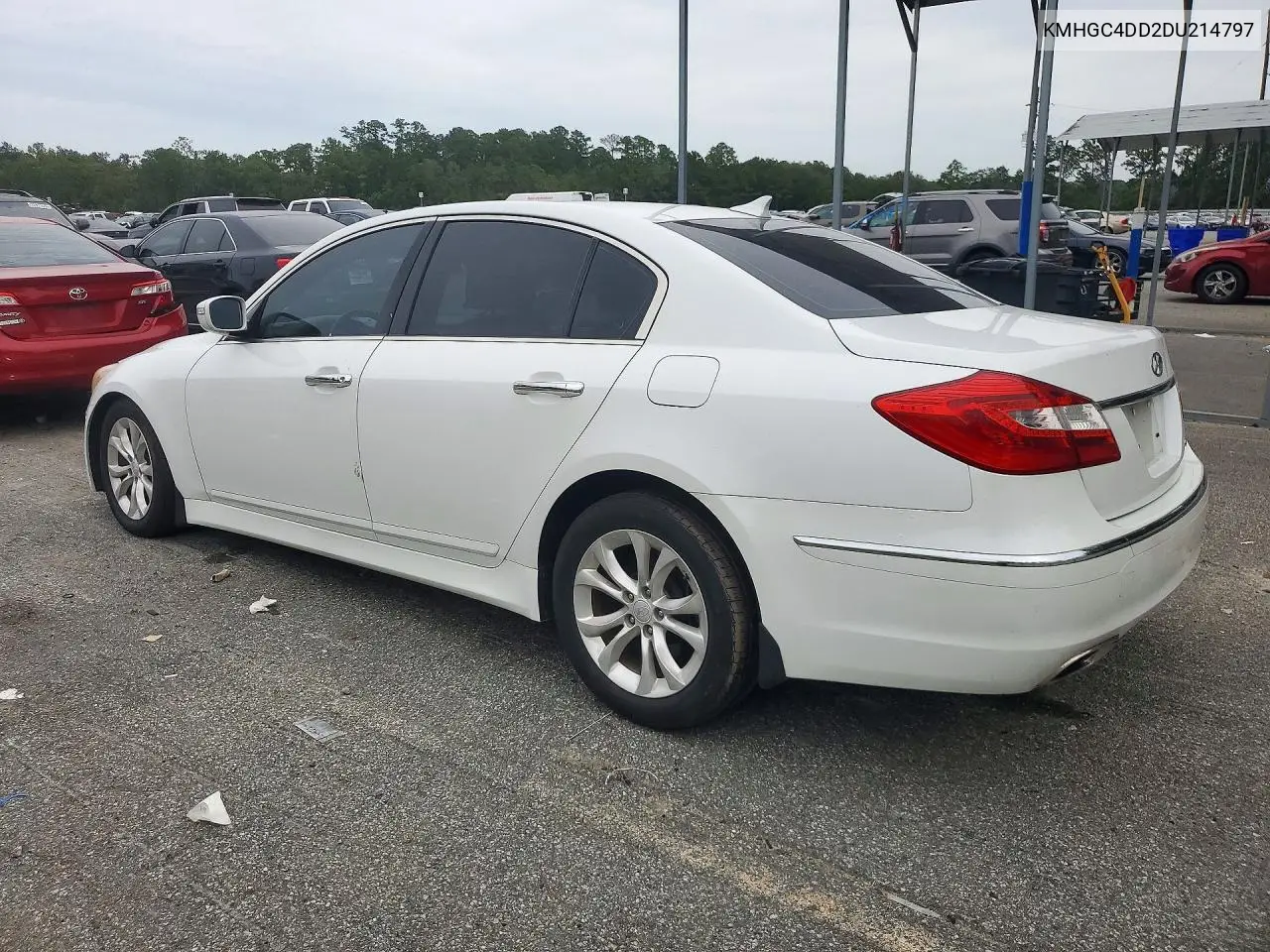 2013 HYUNDAI GENESIS VIN KMHGC4DD2DU214797 — фото 2