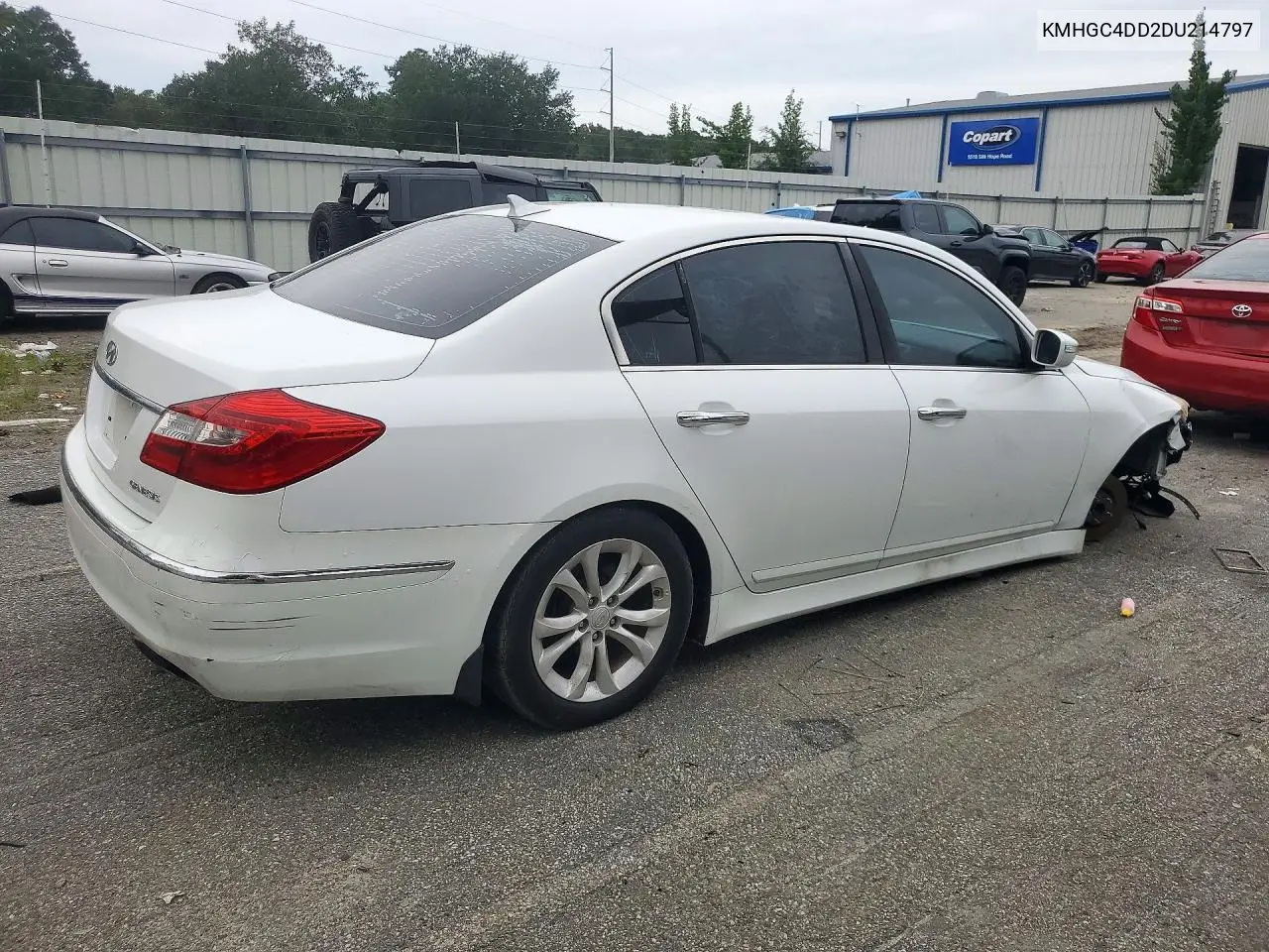 2013 HYUNDAI GENESIS VIN KMHGC4DD2DU214797 — фото 3