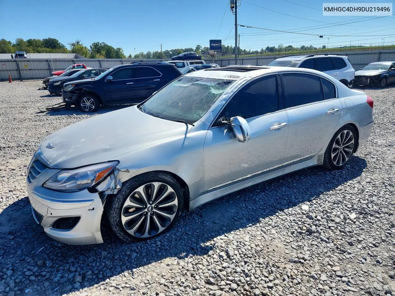 HYUNDAI GENESIS 2013, VIN KMHGC4DH9DU219496