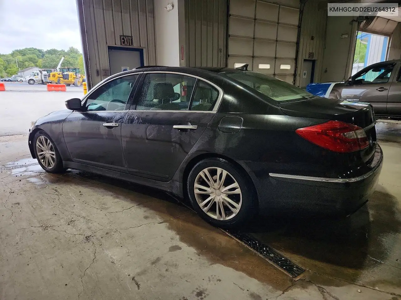2014 HYUNDAI GENESIS VIN KMHGC4DD2EU264312 — фото 2