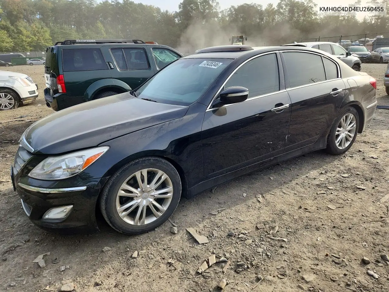 HYUNDAI GENESIS 2014, VIN KMHGC4DD4EU260455
