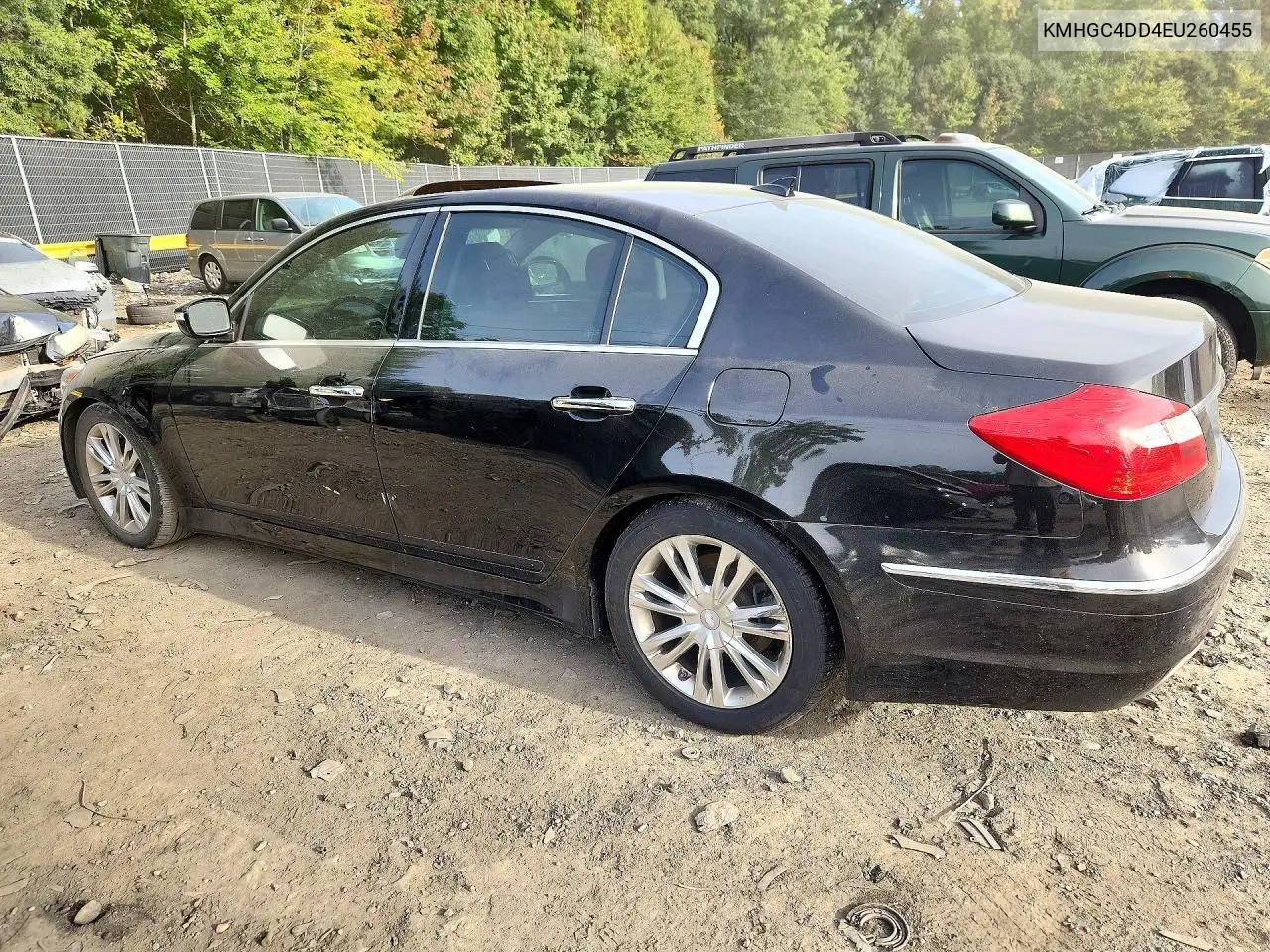 2014 HYUNDAI GENESIS VIN KMHGC4DD4EU260455 — фото 2