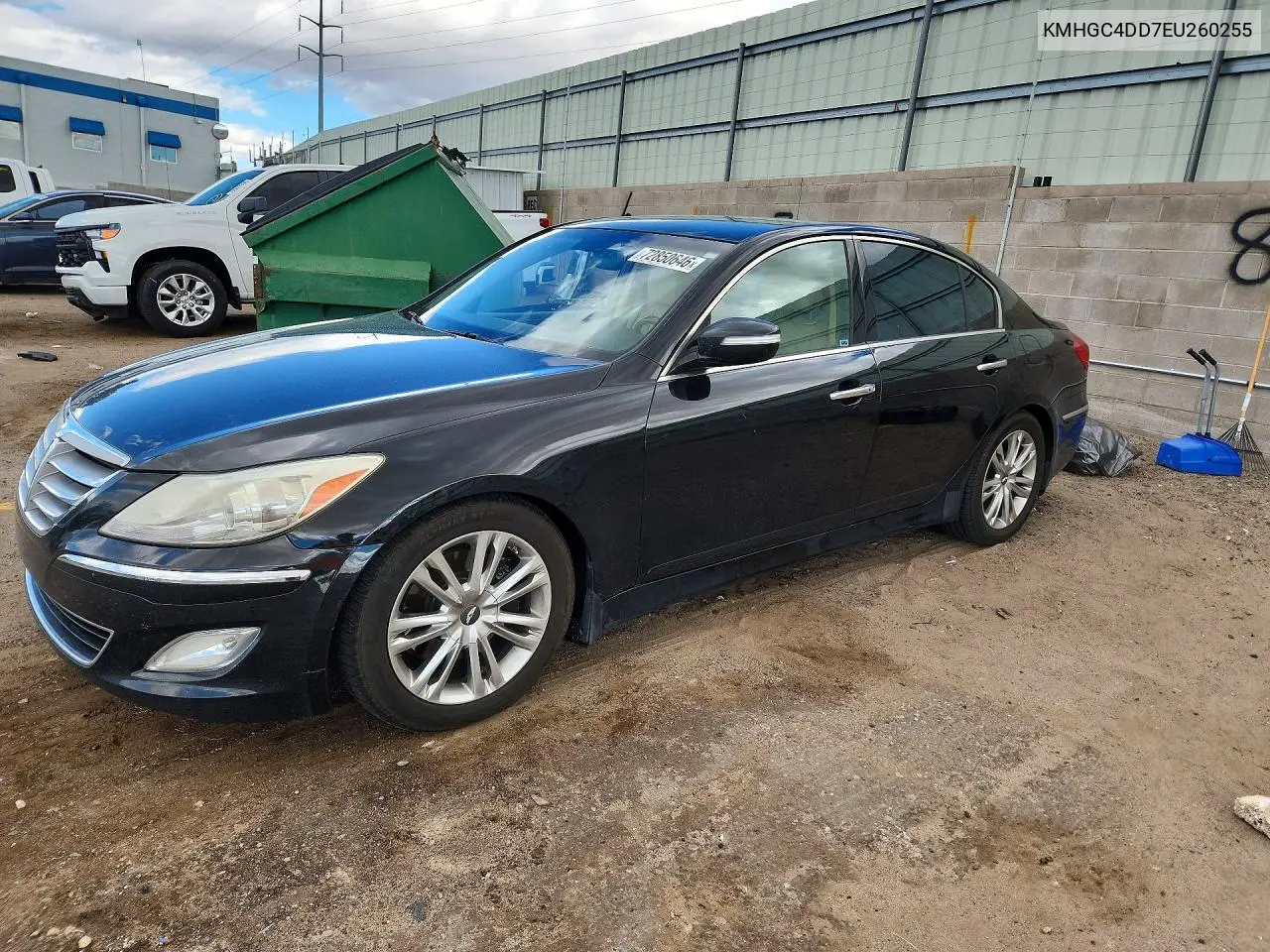 HYUNDAI GENESIS 2014, VIN KMHGC4DD7EU260255