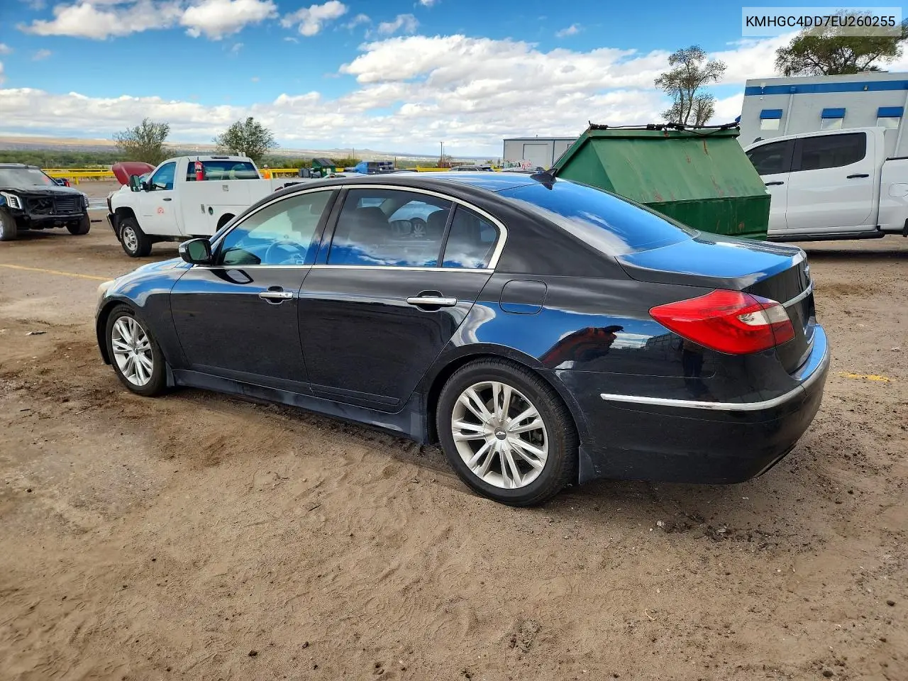 2014 HYUNDAI GENESIS VIN KMHGC4DD7EU260255 — фото 2