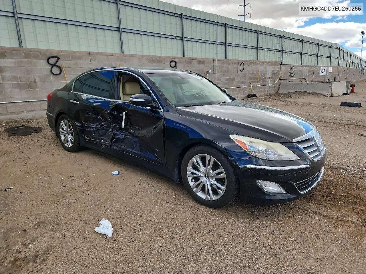 2014 HYUNDAI GENESIS VIN KMHGC4DD7EU260255 — фото 4