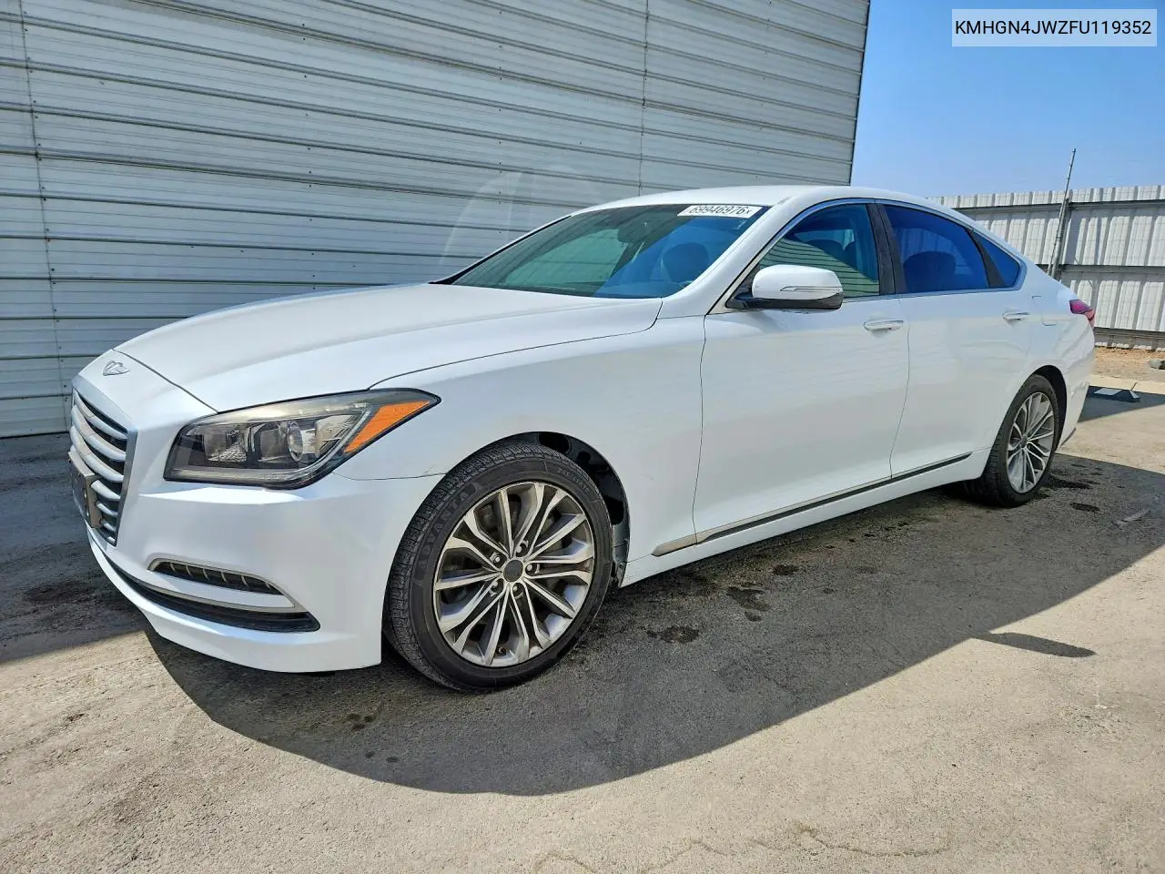 HYUNDAI GENESIS 2016, VIN KMHGN4JEXGU119352