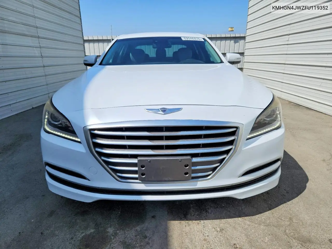 2016 HYUNDAI GENESIS VIN KMHGN4JEXGU119352 — фото 5