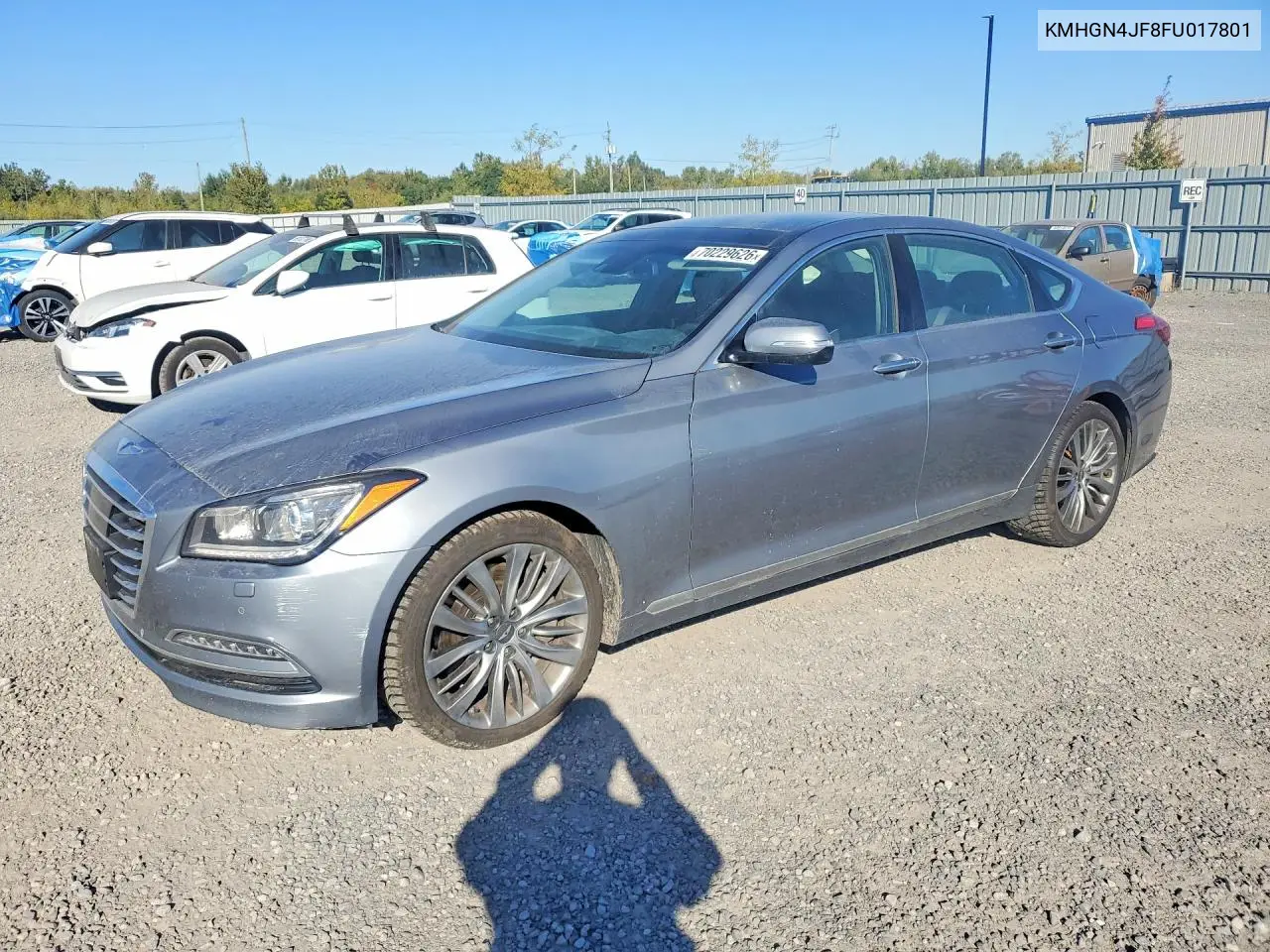 HYUNDAI GENESIS 2015, VIN KMHGN4JF8FU017801