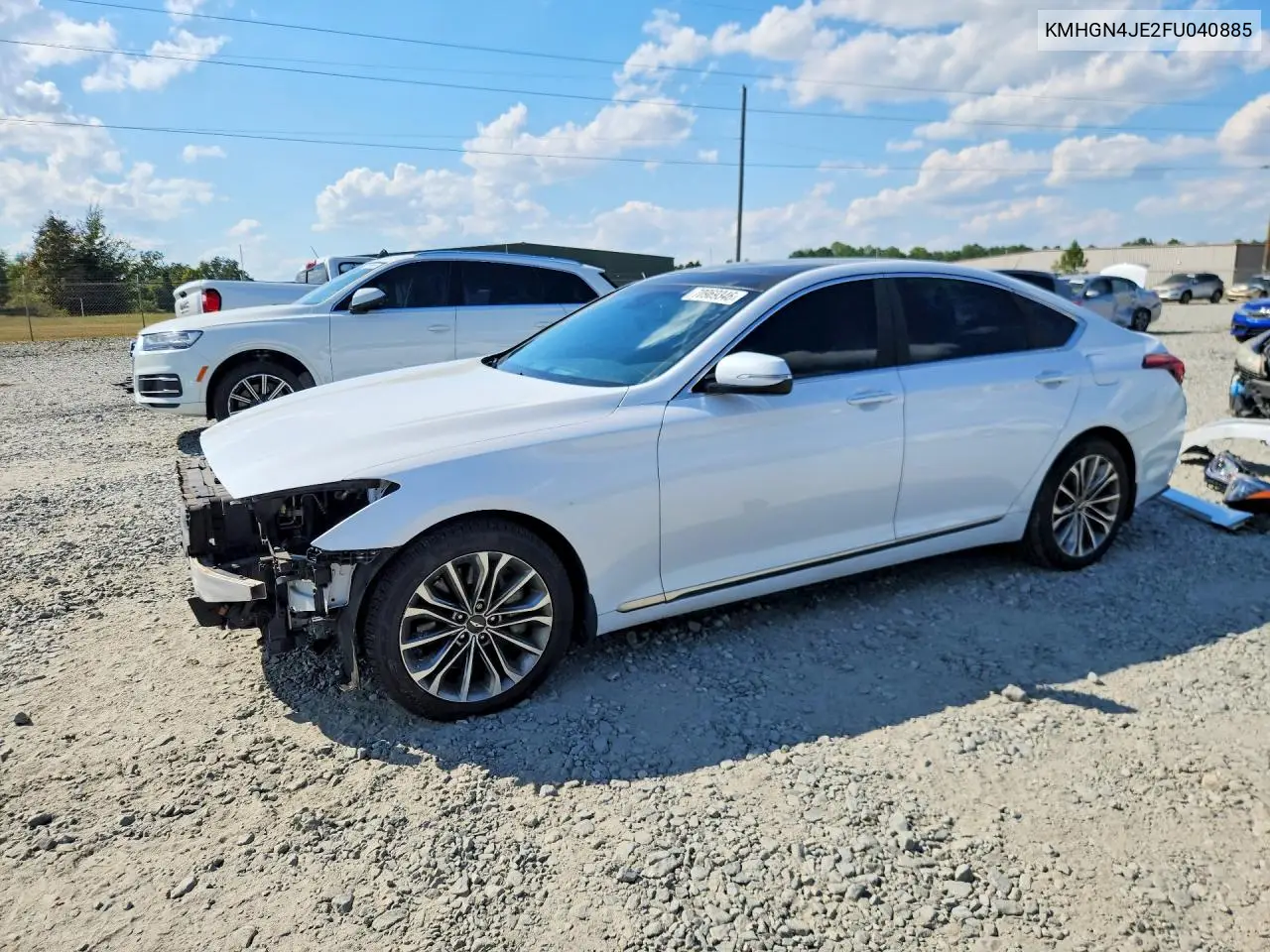 HYUNDAI GENESIS 2015, VIN KMHGN4JE2FU040885
