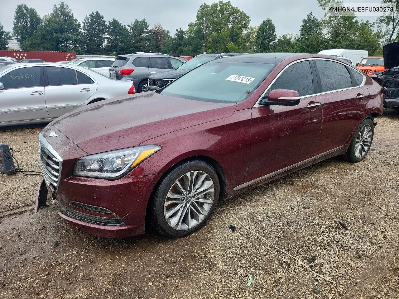 HYUNDAI GENESIS 2015, VIN KMHGN4JE8FU030278