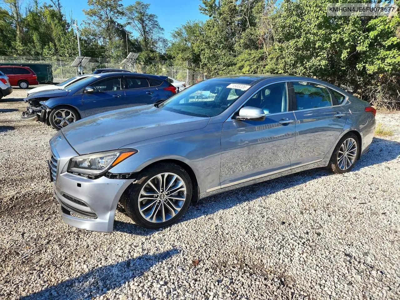 HYUNDAI GENESIS 2015, VIN KMHGN4JE6FU073677