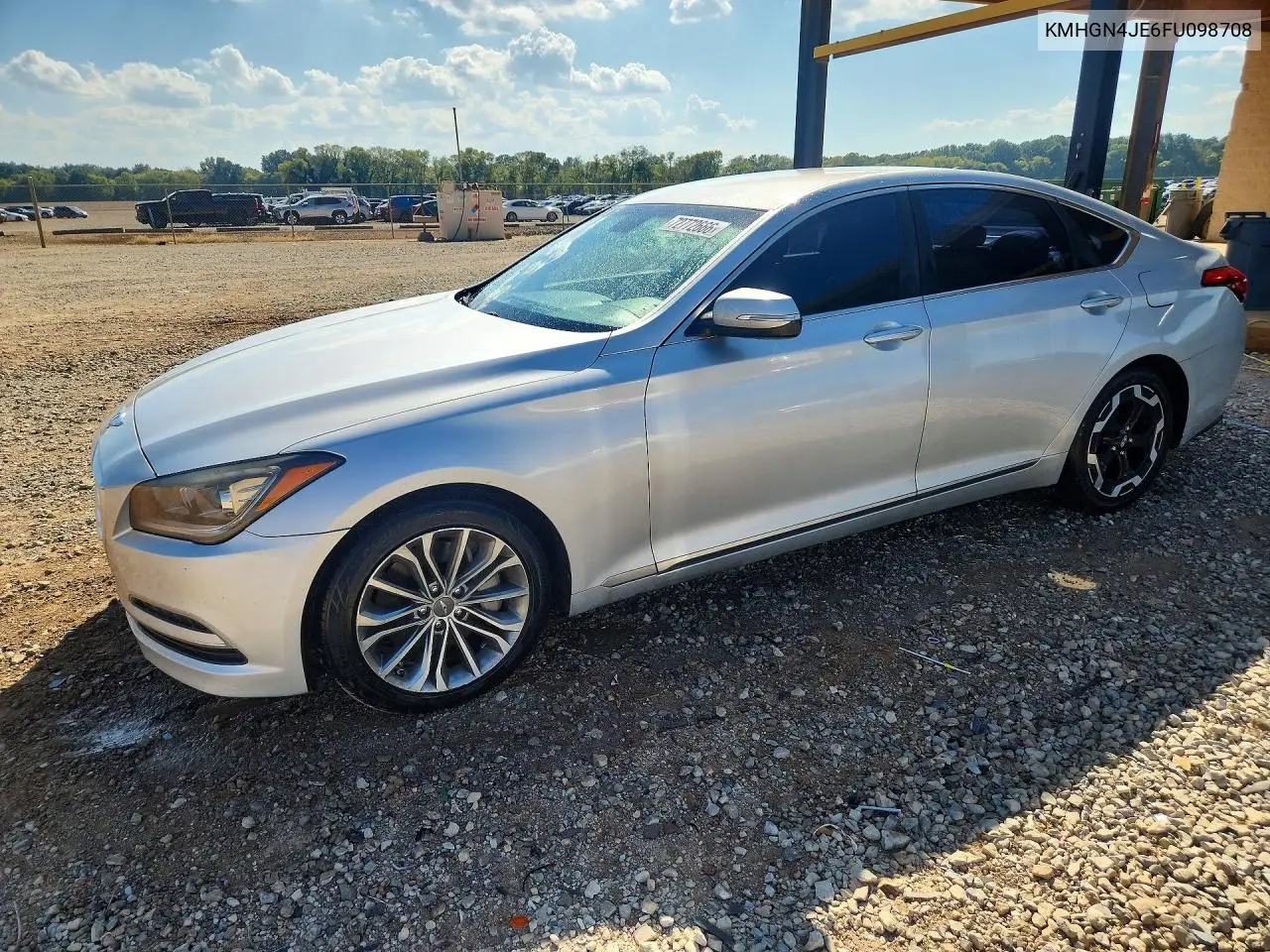 HYUNDAI GENESIS 2015, VIN KMHGN4JE6FU098708