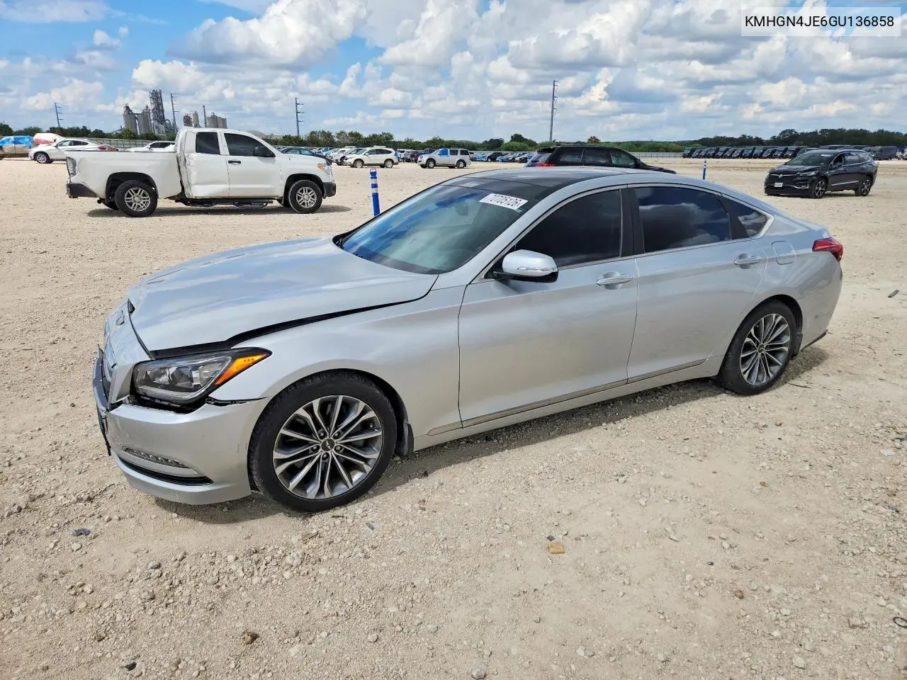 HYUNDAI GENESIS 2016, VIN KMHGN4JE6GU136858