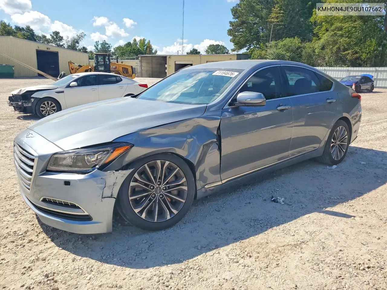 HYUNDAI GENESIS 2016, VIN KMHGN4JE9GU107662