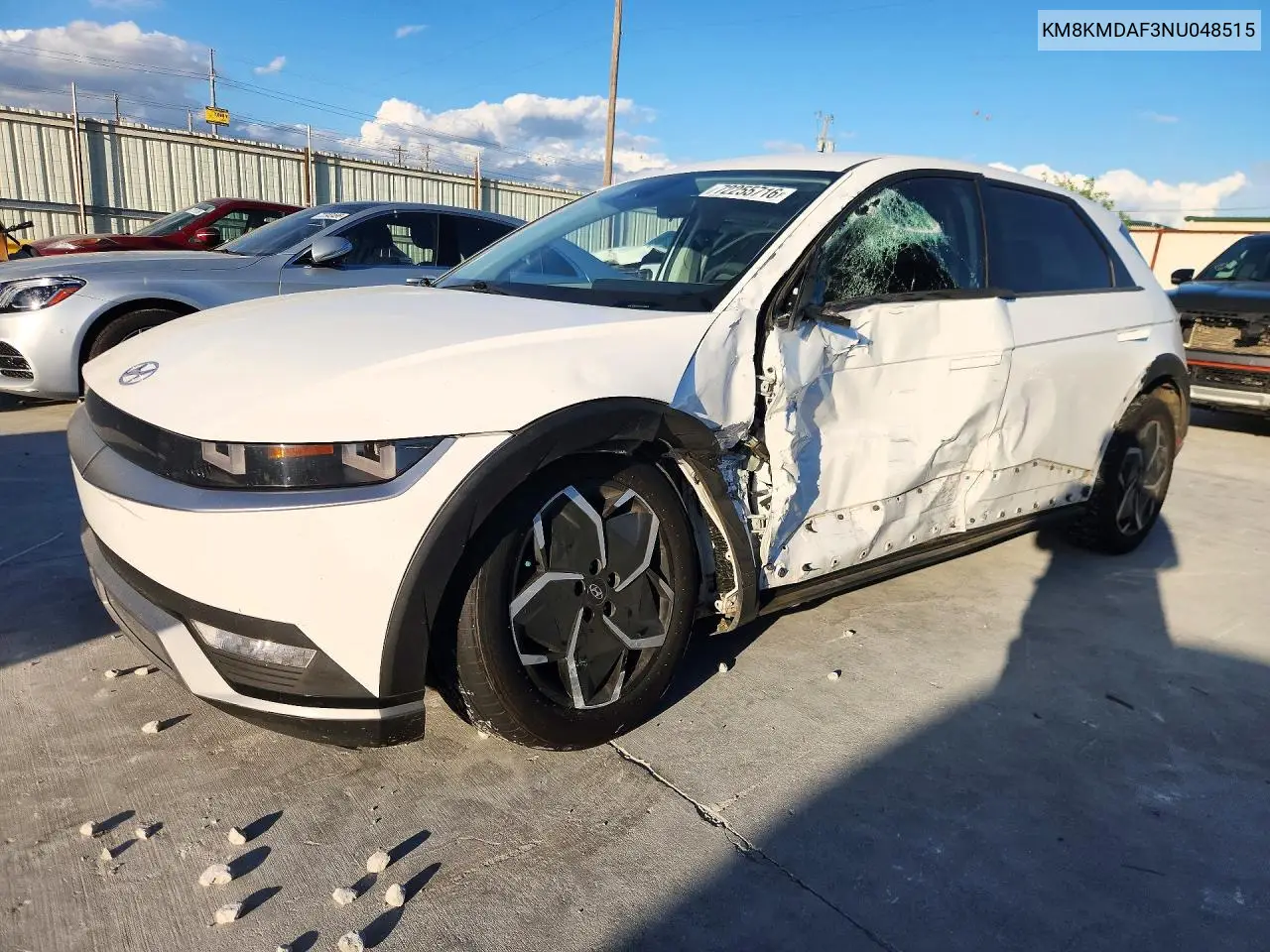 HYUNDAI IONIQ 5 2022, VIN KM8KMDAF3NU048515