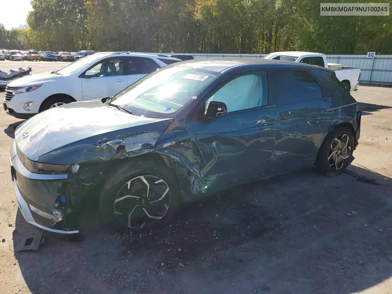HYUNDAI IONIQ 5 2022, VIN KM8KMDAF9NU100245