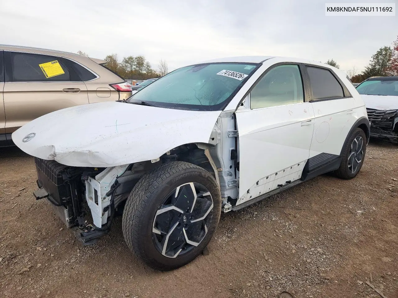 HYUNDAI IONIQ 5 2022, VIN KM8KNDAF5NU111692