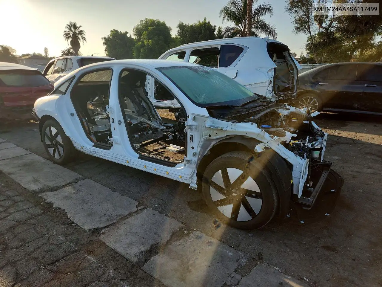 2025 HYUNDAI IONIQ 6 VIN KMHM24AA4SA117499 — фото 4
