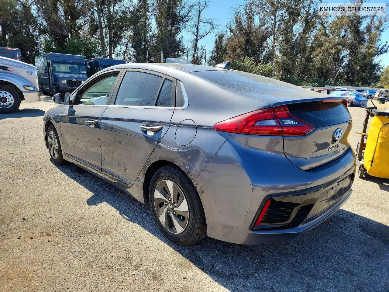 2017 HYUNDAI IONIQ VIN KMHC75LC3HU057675 — фото 2