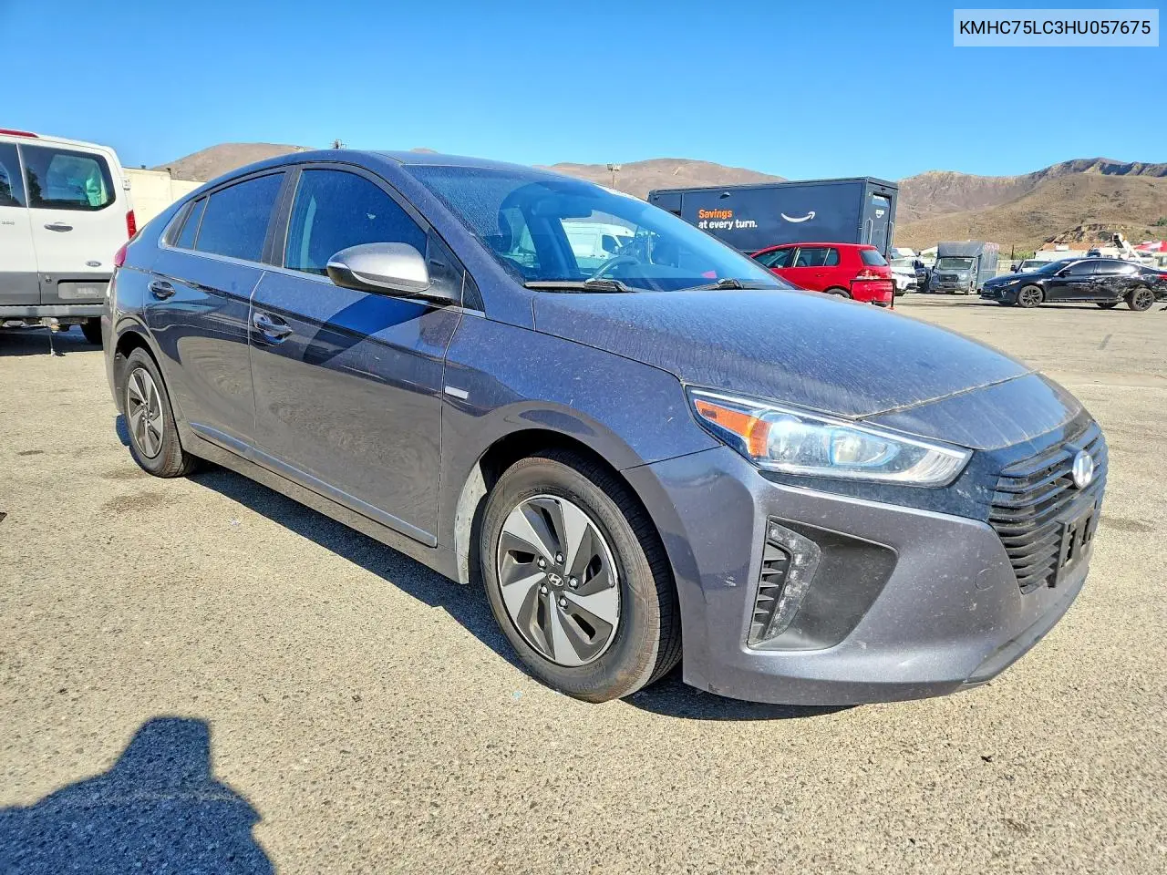 2017 HYUNDAI IONIQ VIN KMHC75LC3HU057675 — фото 4