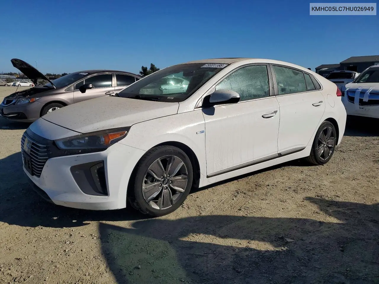 HYUNDAI IONIQ 2017, VIN KMHC05LC7HU026949