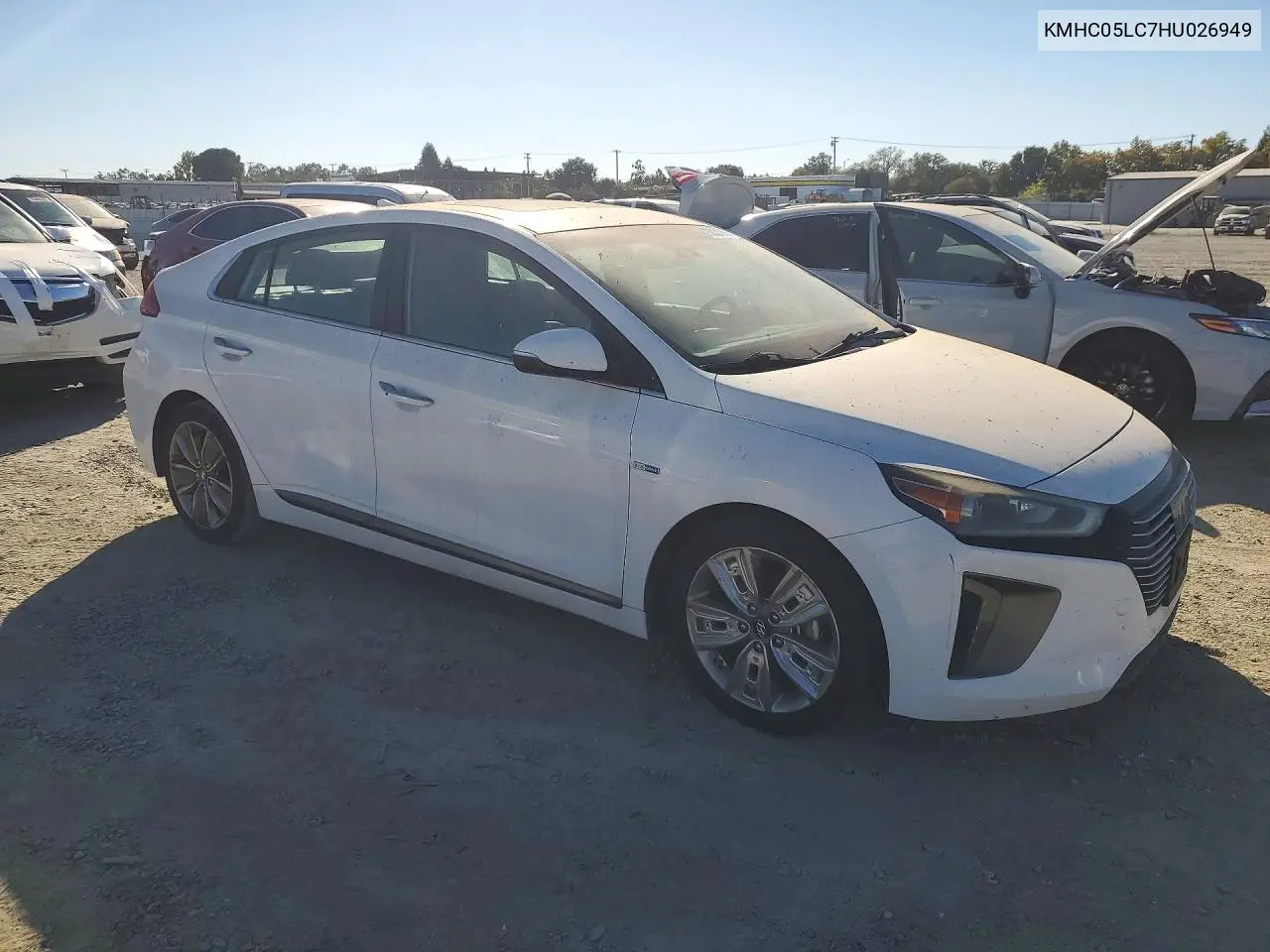 2017 HYUNDAI IONIQ VIN KMHC05LC7HU026949 — фото 4