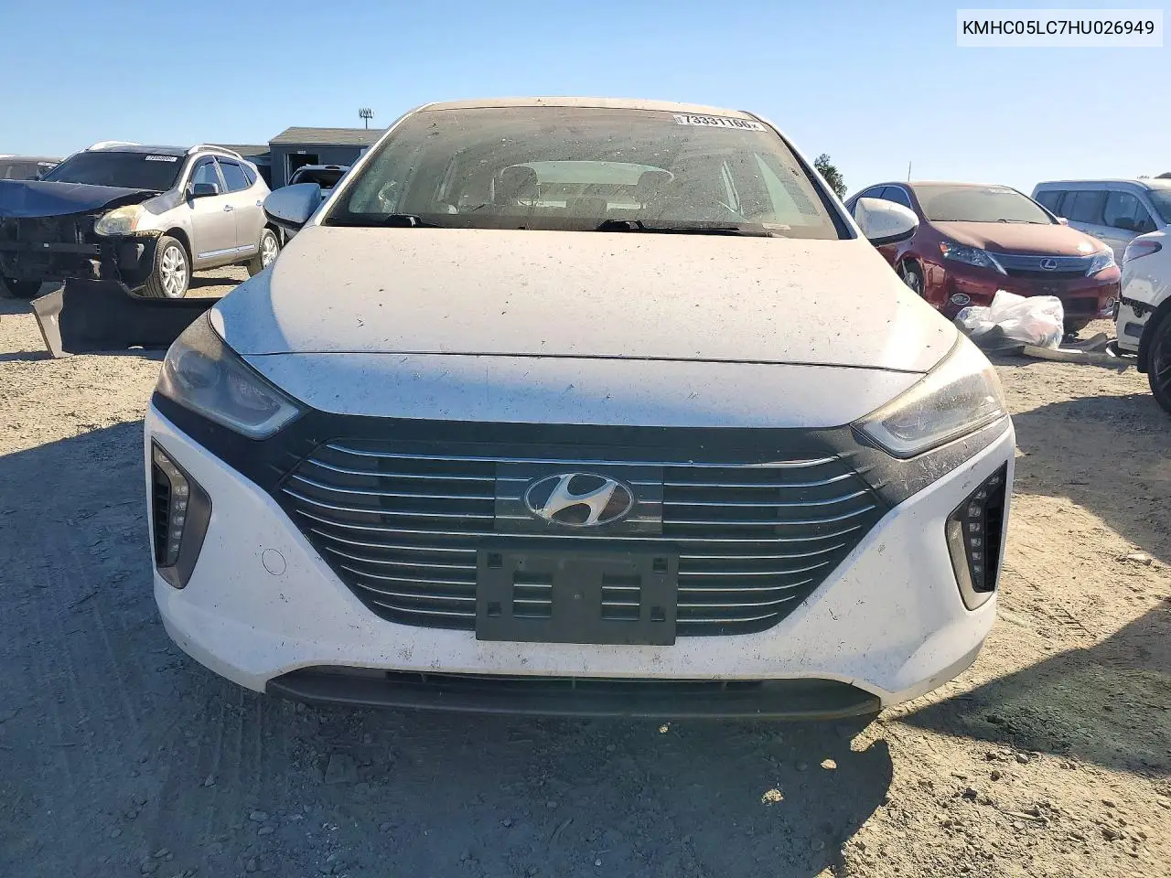 2017 HYUNDAI IONIQ VIN KMHC05LC7HU026949 — фото 5