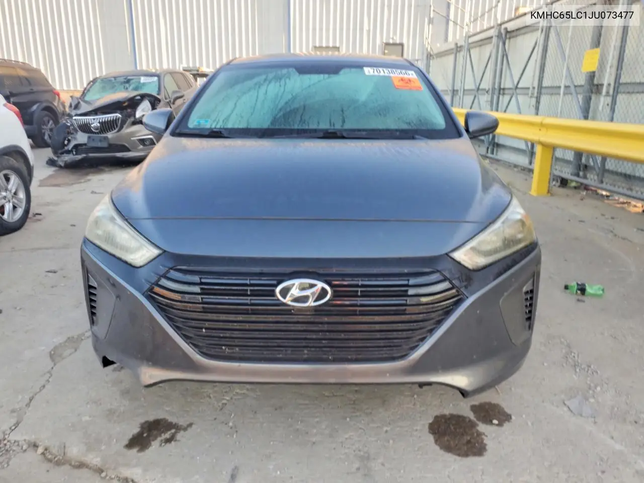 2018 HYUNDAI IONIQ VIN KMHC65LC1JU073477 — фото 5