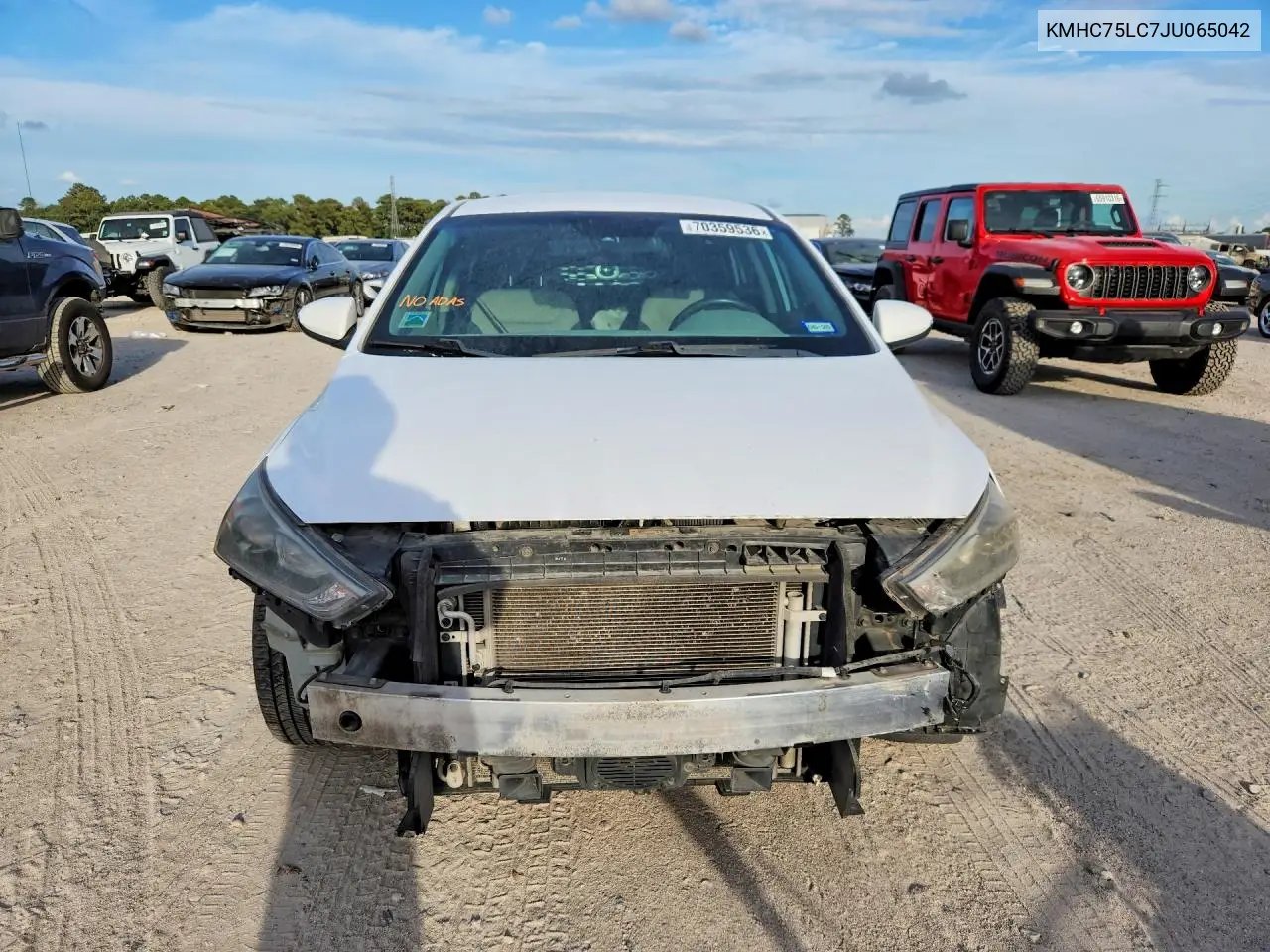 2018 HYUNDAI IONIQ VIN KMHC75LC7JU065042 — фото 5