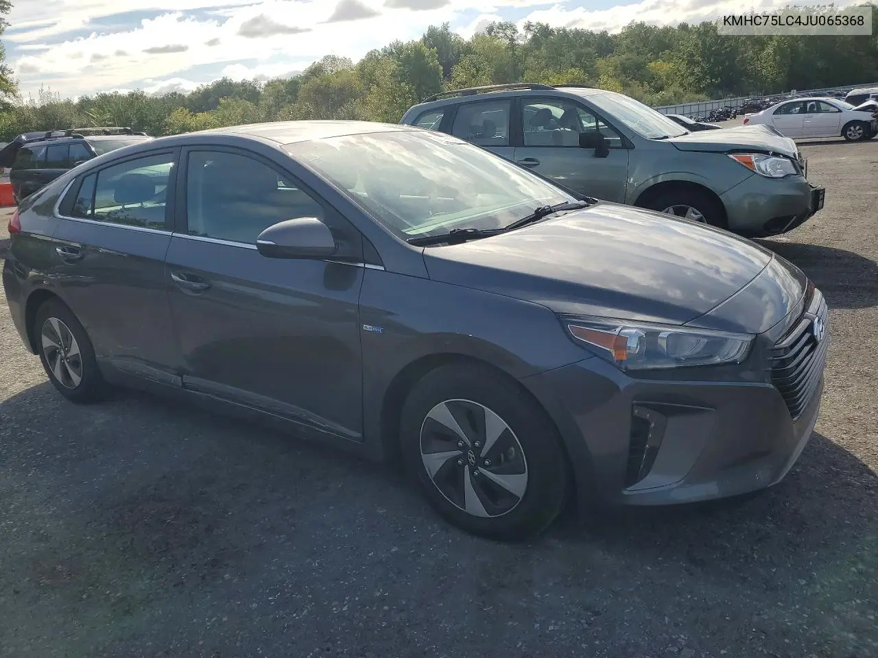 2018 HYUNDAI IONIQ VIN KMHC75LC4JU065368 — фото 4