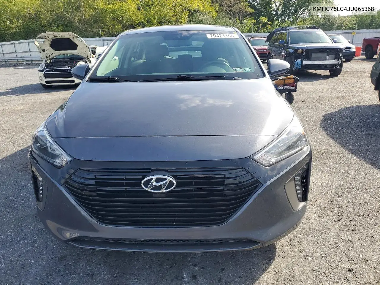 2018 HYUNDAI IONIQ VIN KMHC75LC4JU065368 — фото 5