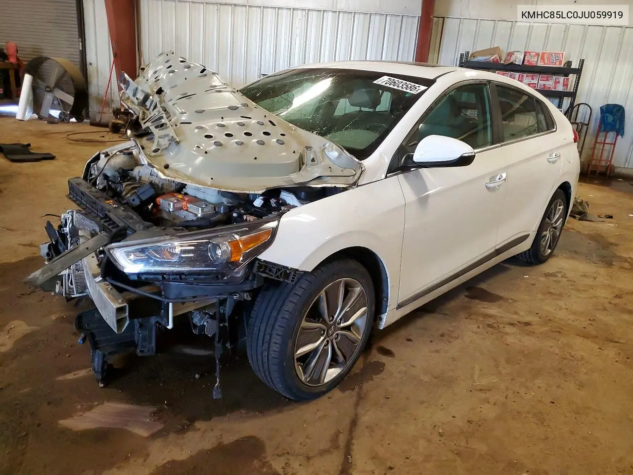 HYUNDAI IONIQ 2018, VIN KMHC85LC0JU059919