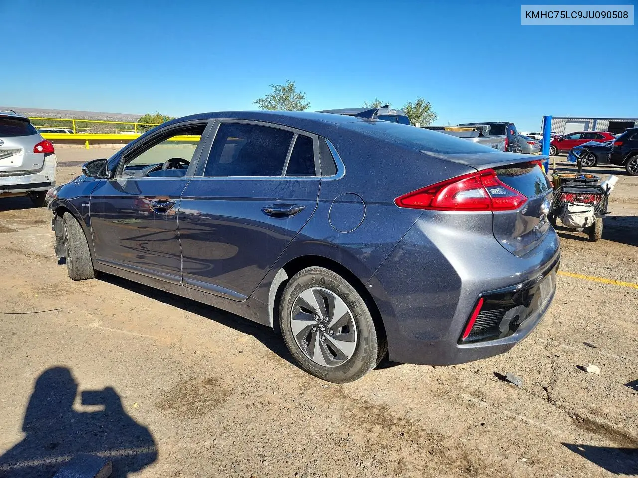 2018 HYUNDAI IONIQ VIN KMHC75LC9JU090508 — фото 2