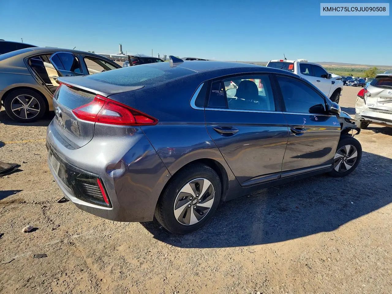 2018 HYUNDAI IONIQ VIN KMHC75LC9JU090508 — фото 3