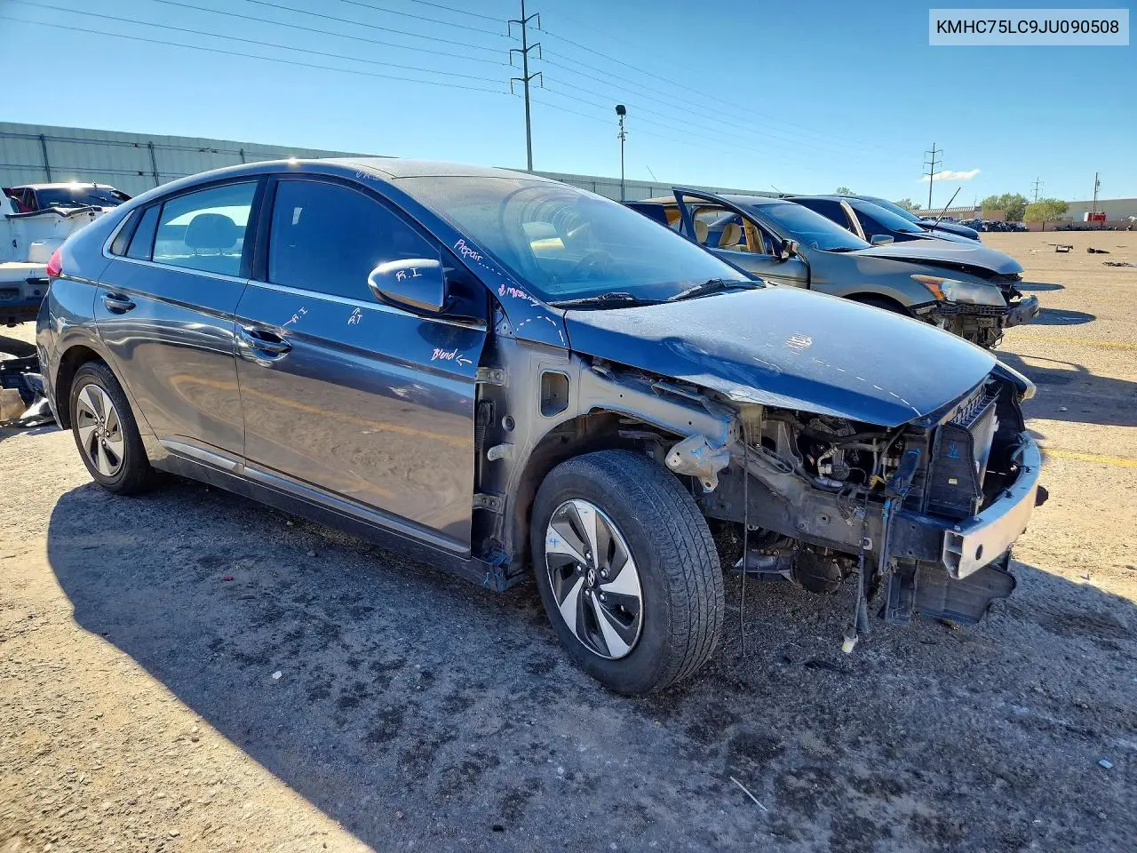 2018 HYUNDAI IONIQ VIN KMHC75LC9JU090508 — фото 4