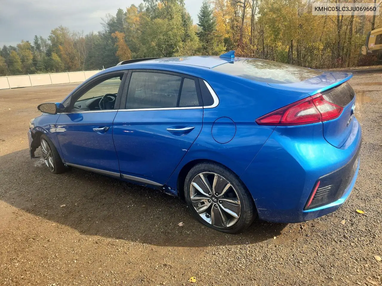 2018 HYUNDAI IONIQ VIN KMHC05LC3JU069660 — фото 2