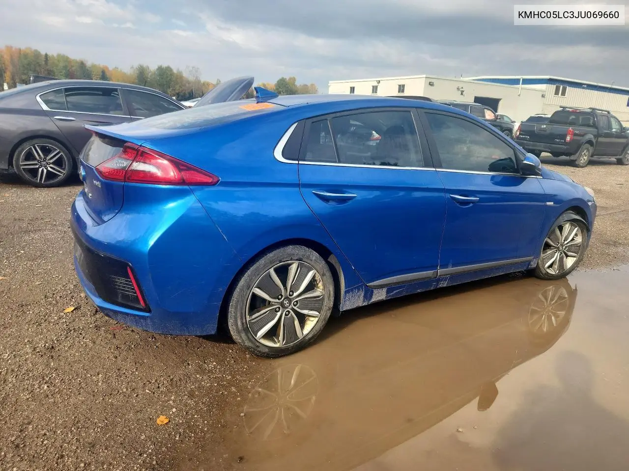 2018 HYUNDAI IONIQ VIN KMHC05LC3JU069660 — фото 3