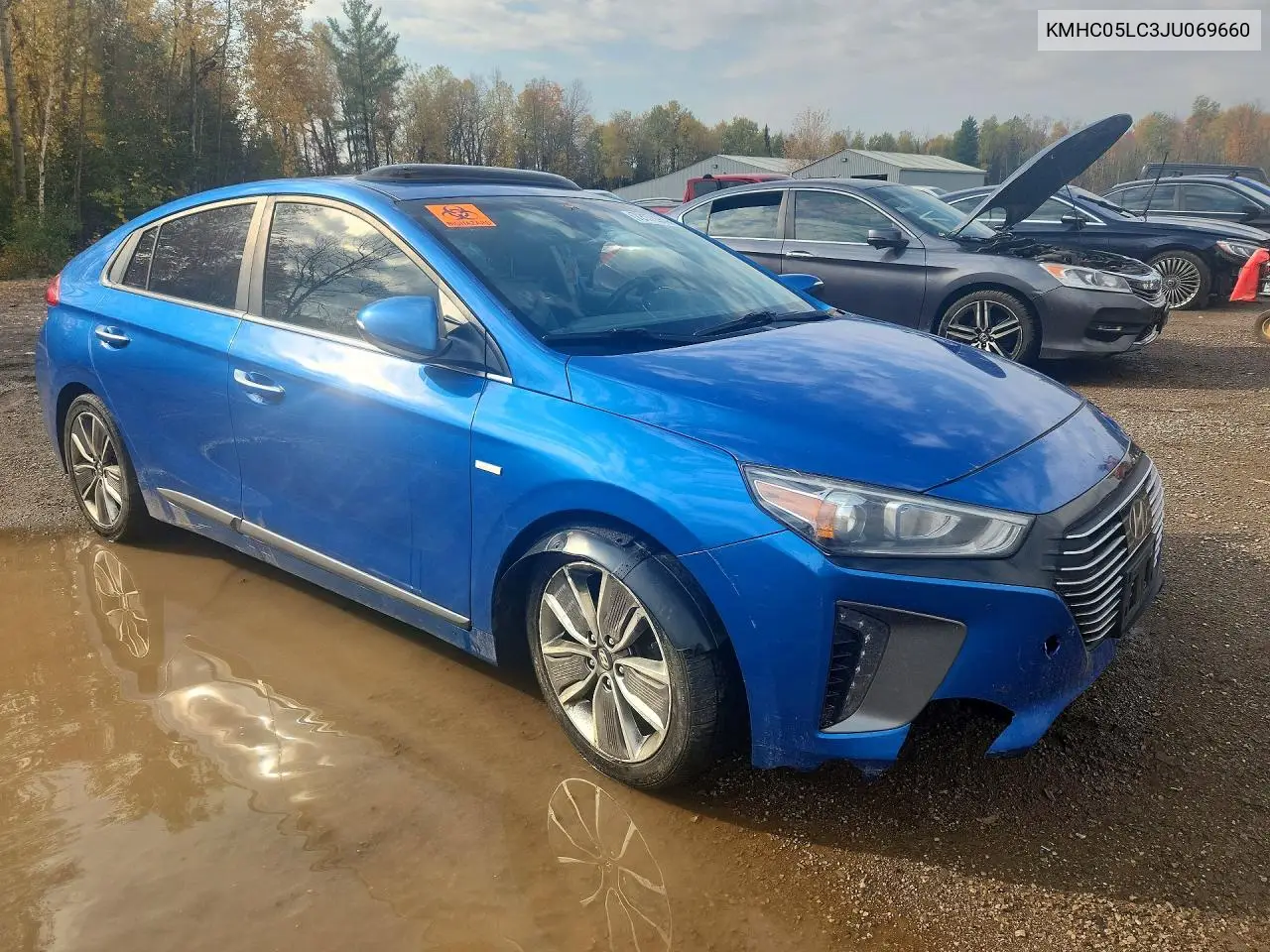 2018 HYUNDAI IONIQ VIN KMHC05LC3JU069660 — фото 4