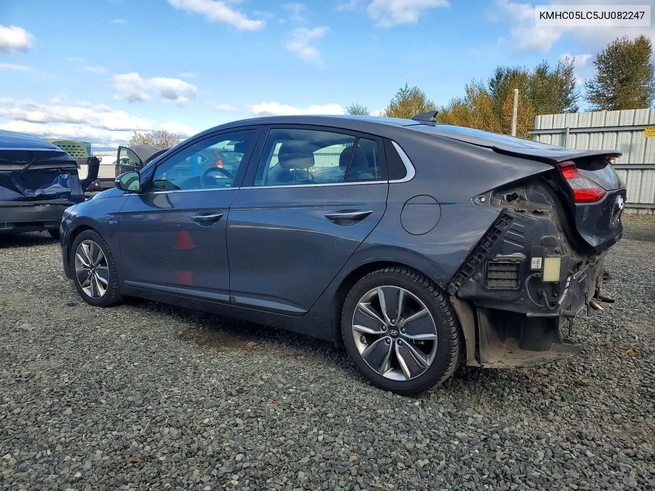 2018 HYUNDAI IONIQ VIN KMHC05LC5JU082247 — фото 2