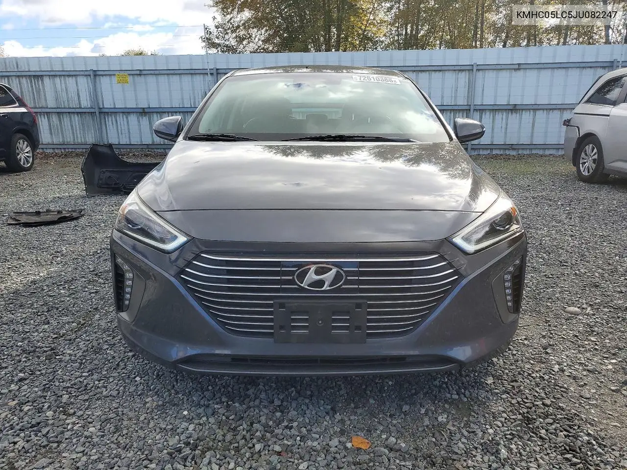 2018 HYUNDAI IONIQ VIN KMHC05LC5JU082247 — фото 5