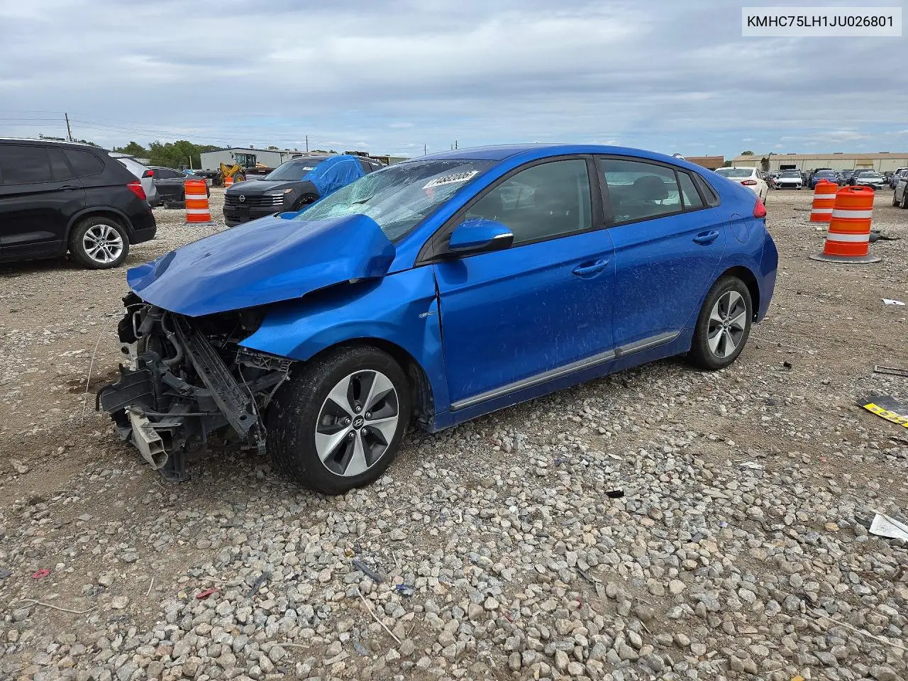 HYUNDAI IONIQ 2018, VIN KMHC75LH1JU026801