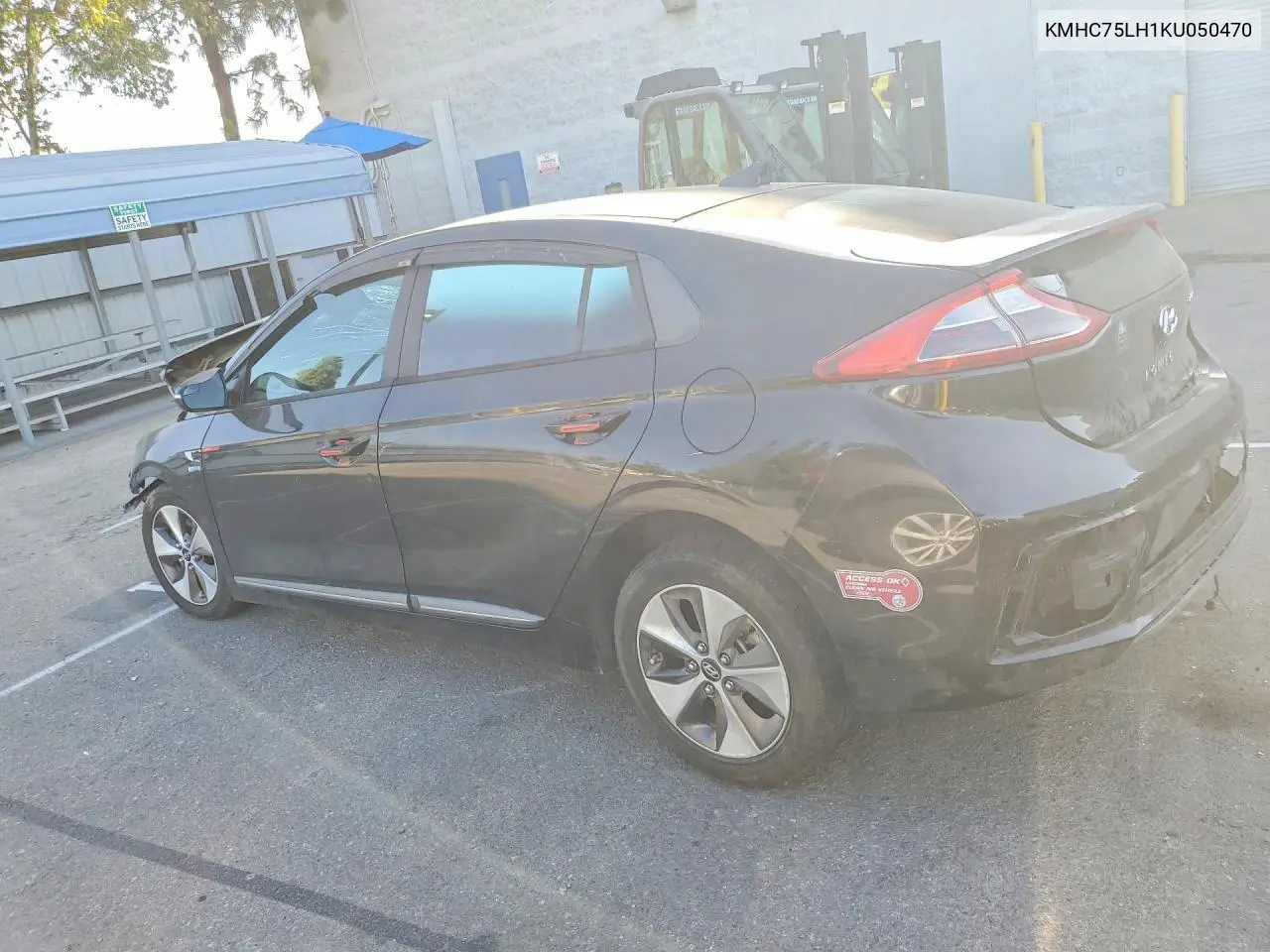 2019 HYUNDAI IONIQ VIN KMHC75LH1KU050470 — фото 2